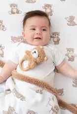 Living Textiles Living Textiles 2-pack Jersey Cot Fitted Sheet Cuddly Bear