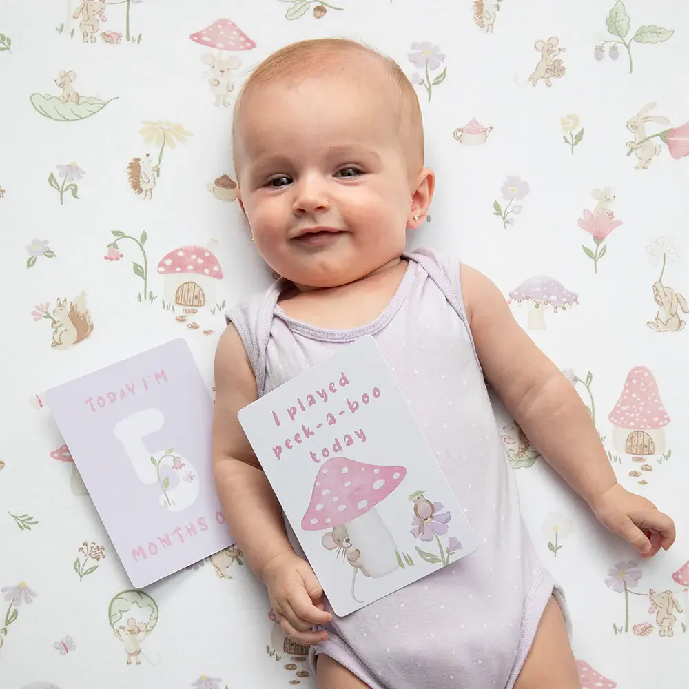 Living Textiles Living Textiles Organic Cot Fitted Sheet 2 Pack - Whimsical Wonderland
