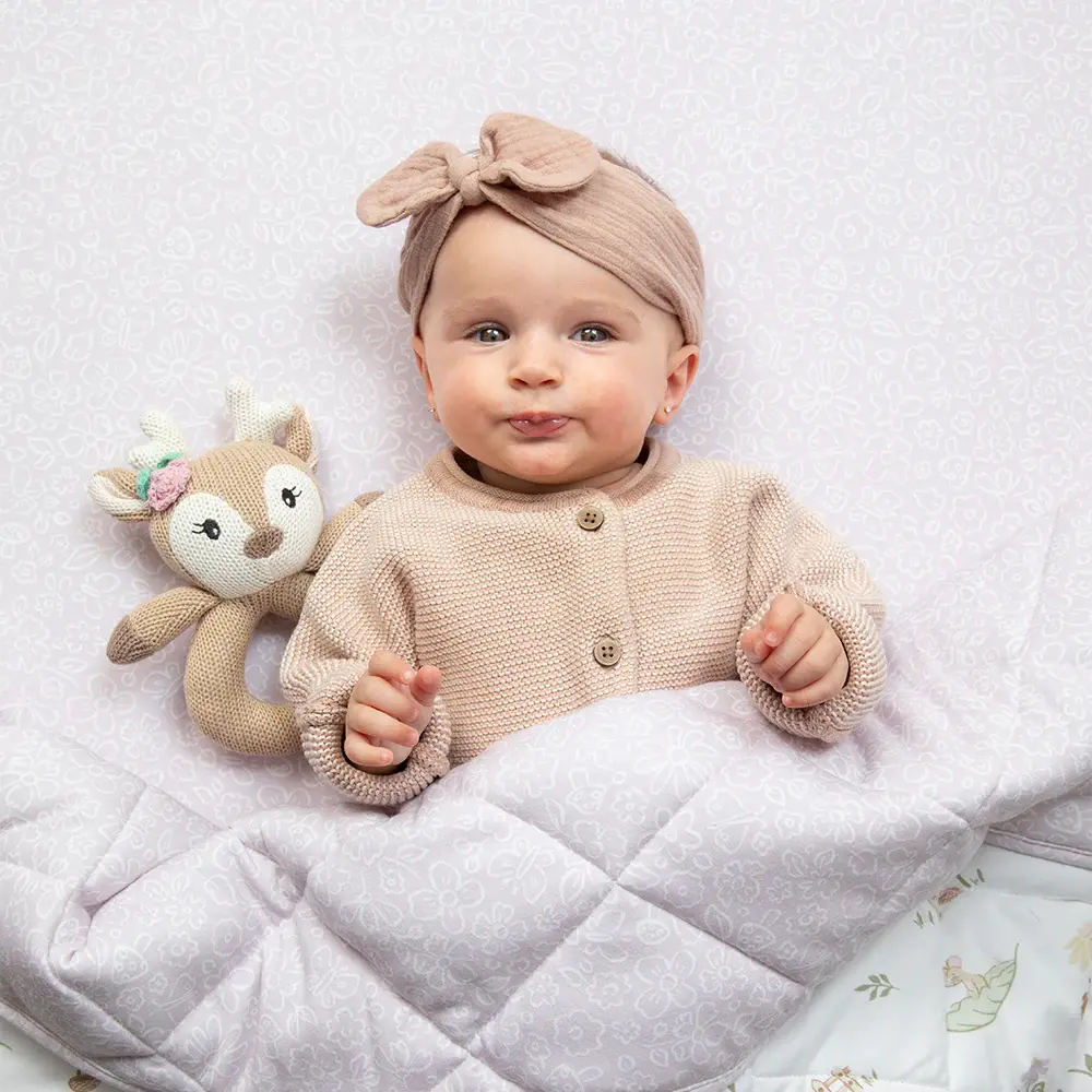 Living Textiles Living Textiles Organic Reversible Cot Comforter - Whimsical Wonderland