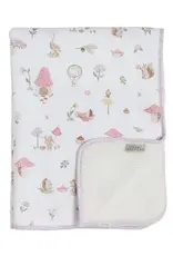 Living Textiles Living Textiles Jersey Sherpa Pram Blanket - Whimsical Wonderland