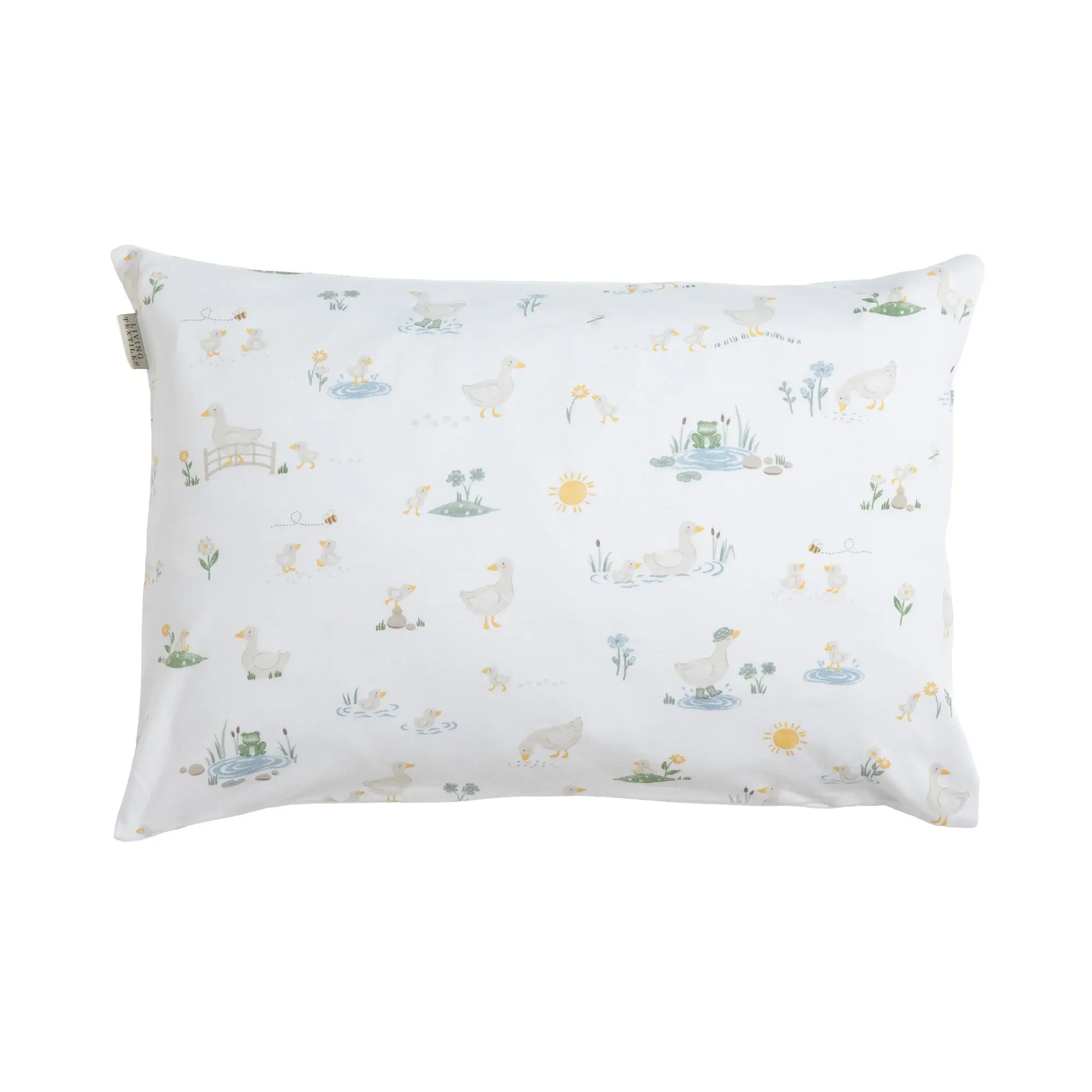 Living Textiles Living Textile Organic Toddler Pillowcase - Goosey Goosey