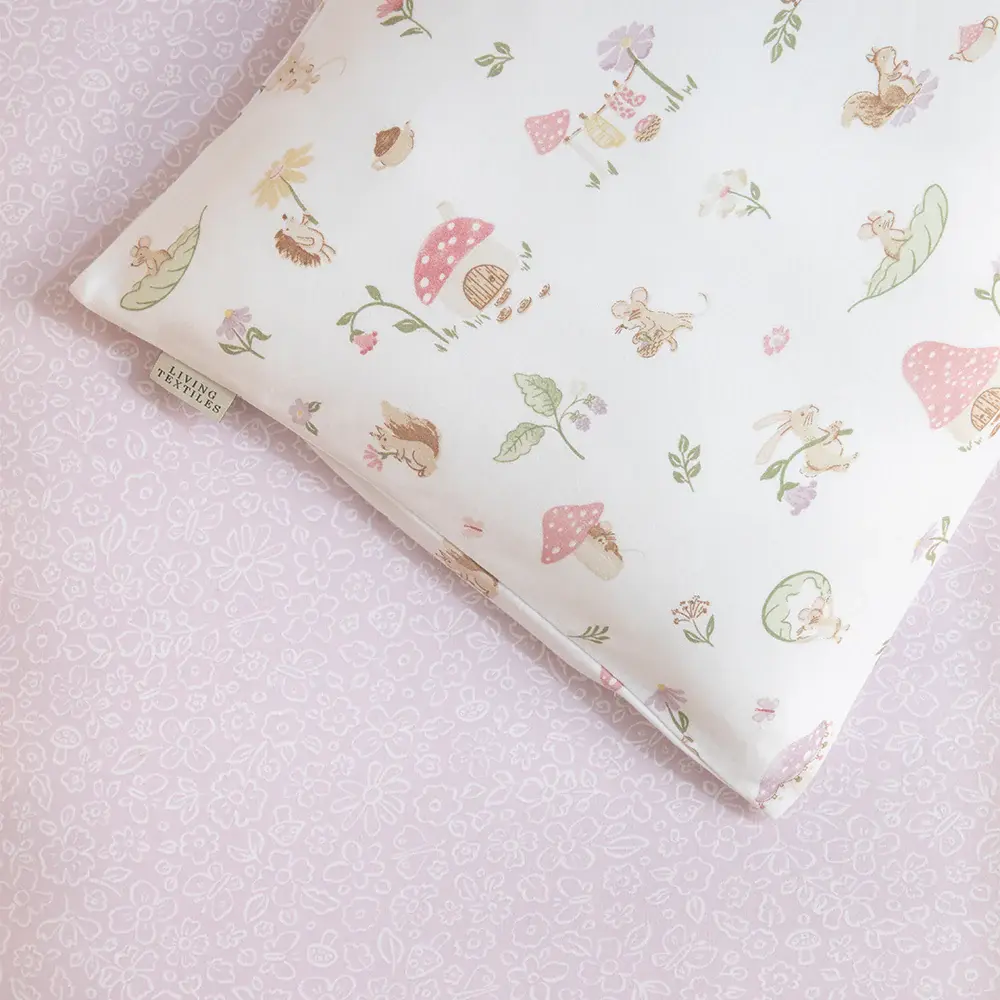 Living Textiles Living Textiles Organic Toddler Pillowcase - Whimsical Wonderland