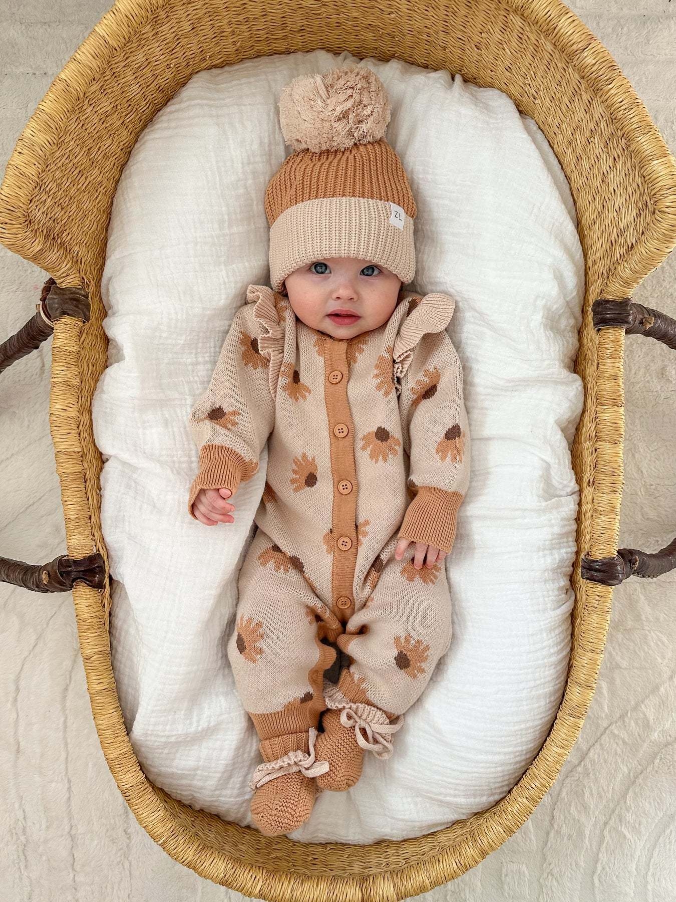 Ziggy Lou Ziggy Lou Classic Knit Romper Hazel - NB