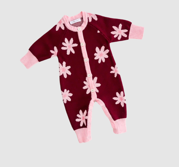 Ziggy Lou Ziggy Lou Classic Knit Romper Lola
