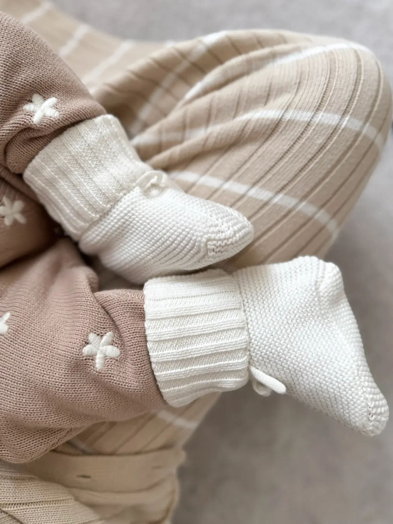 Ziggy Lou Ziggy Lou Booties Milk