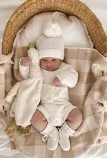 Ziggy Lou Ziggy Lou Beanie Milk 0-3M