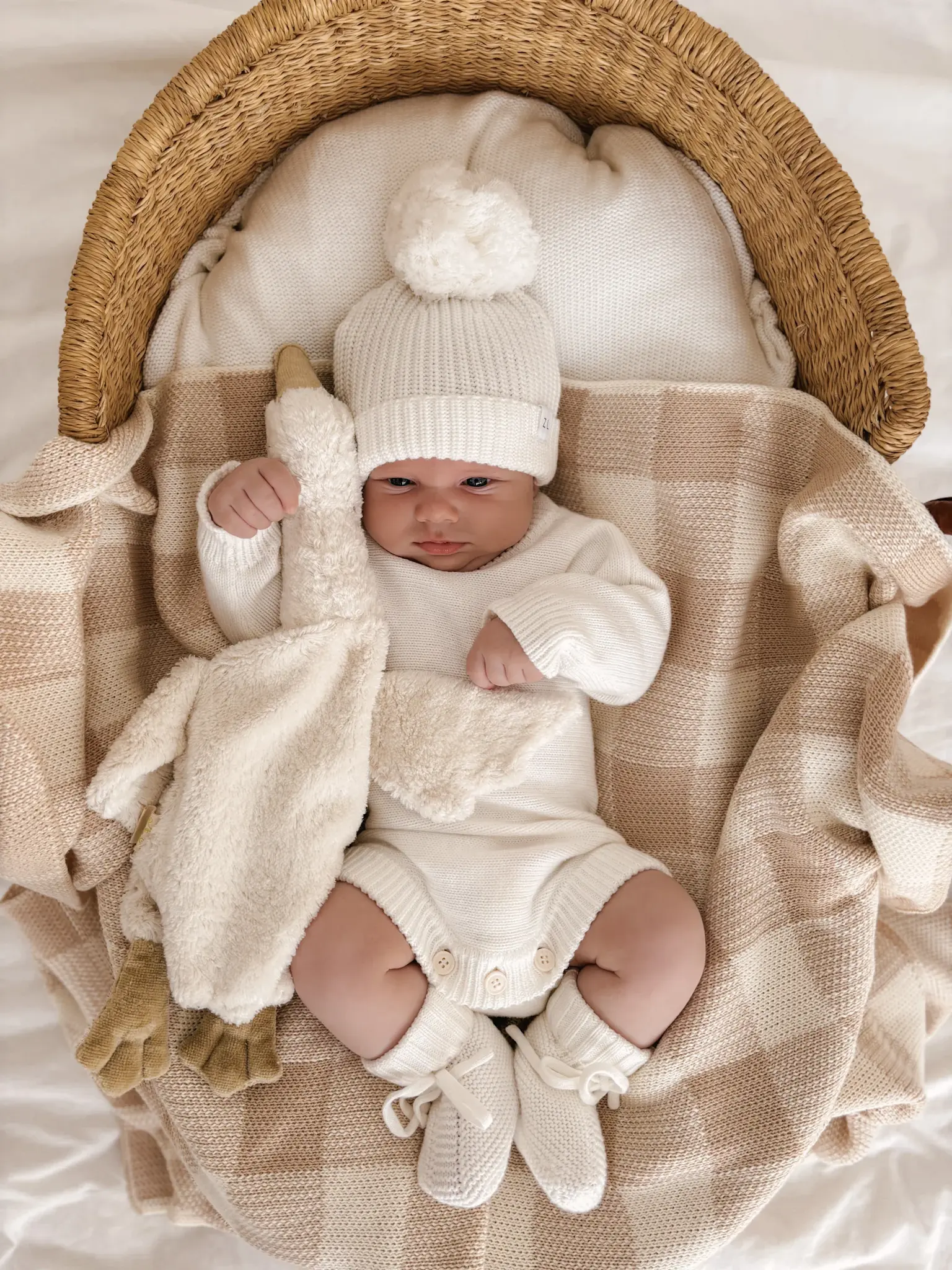 Ziggy Lou Ziggy Lou Beanie Milk
