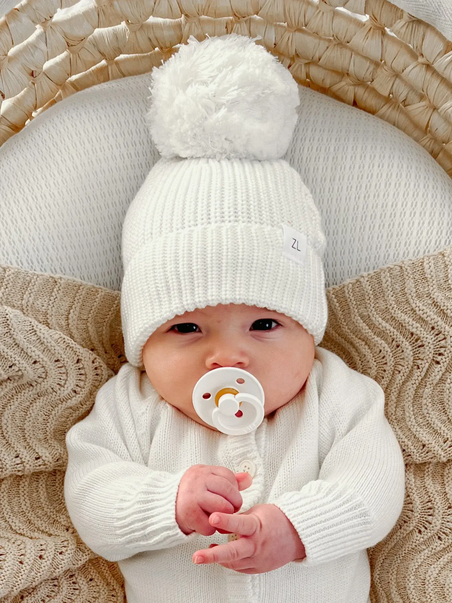 Ziggy Lou Ziggy Lou Beanie Milk