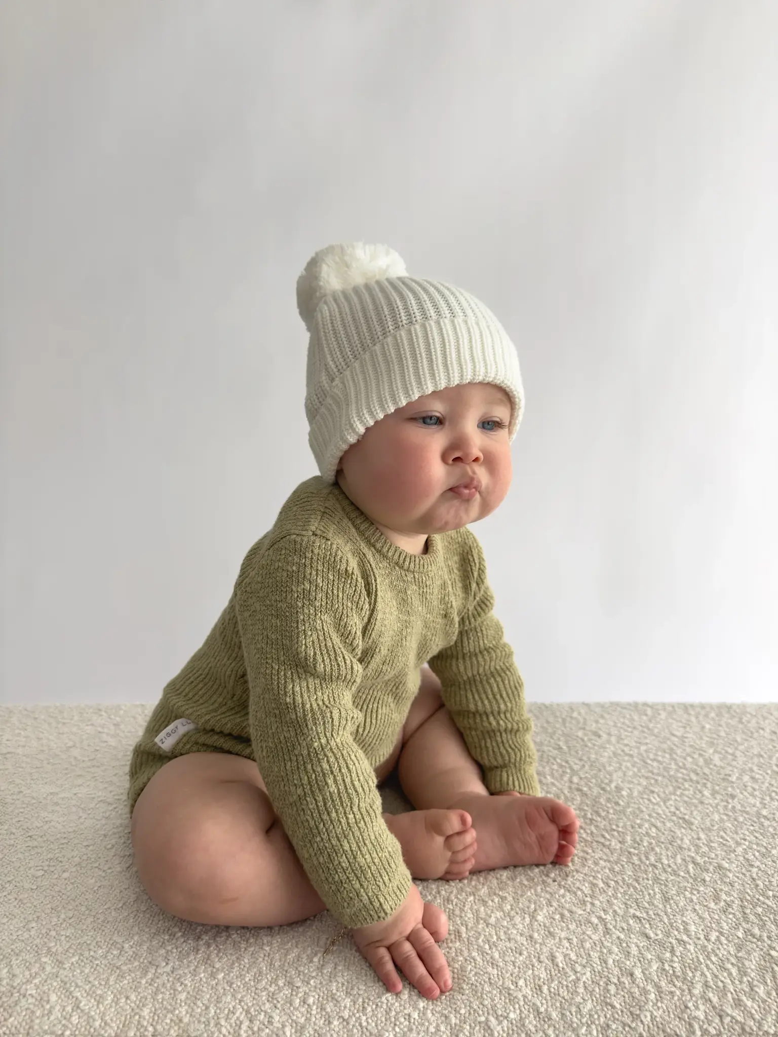 Ziggy Lou Ziggy Lou Beanie Milk