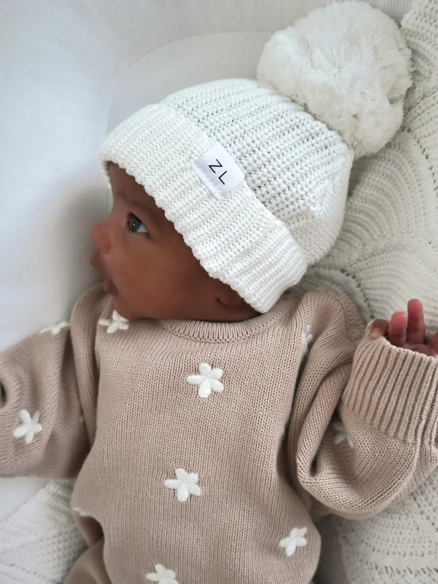 Ziggy Lou Ziggy Lou Beanie Milk
