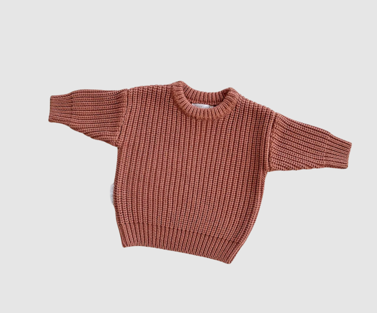Ziggy Lou Ziggy Lou Jumper Super Chunky Terracotta