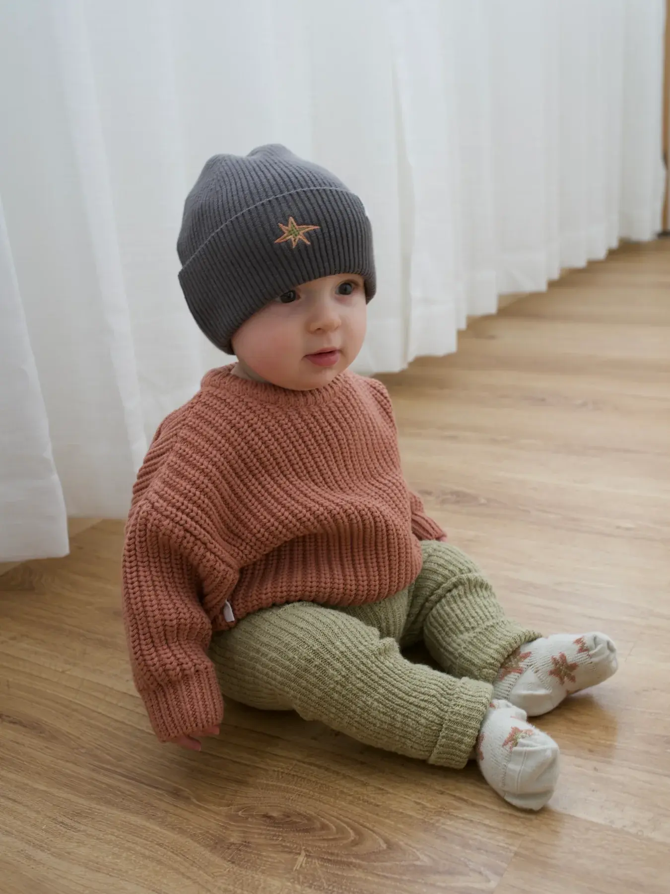 Ziggy Lou Ziggy Lou Jumper Super Chunky Terracotta