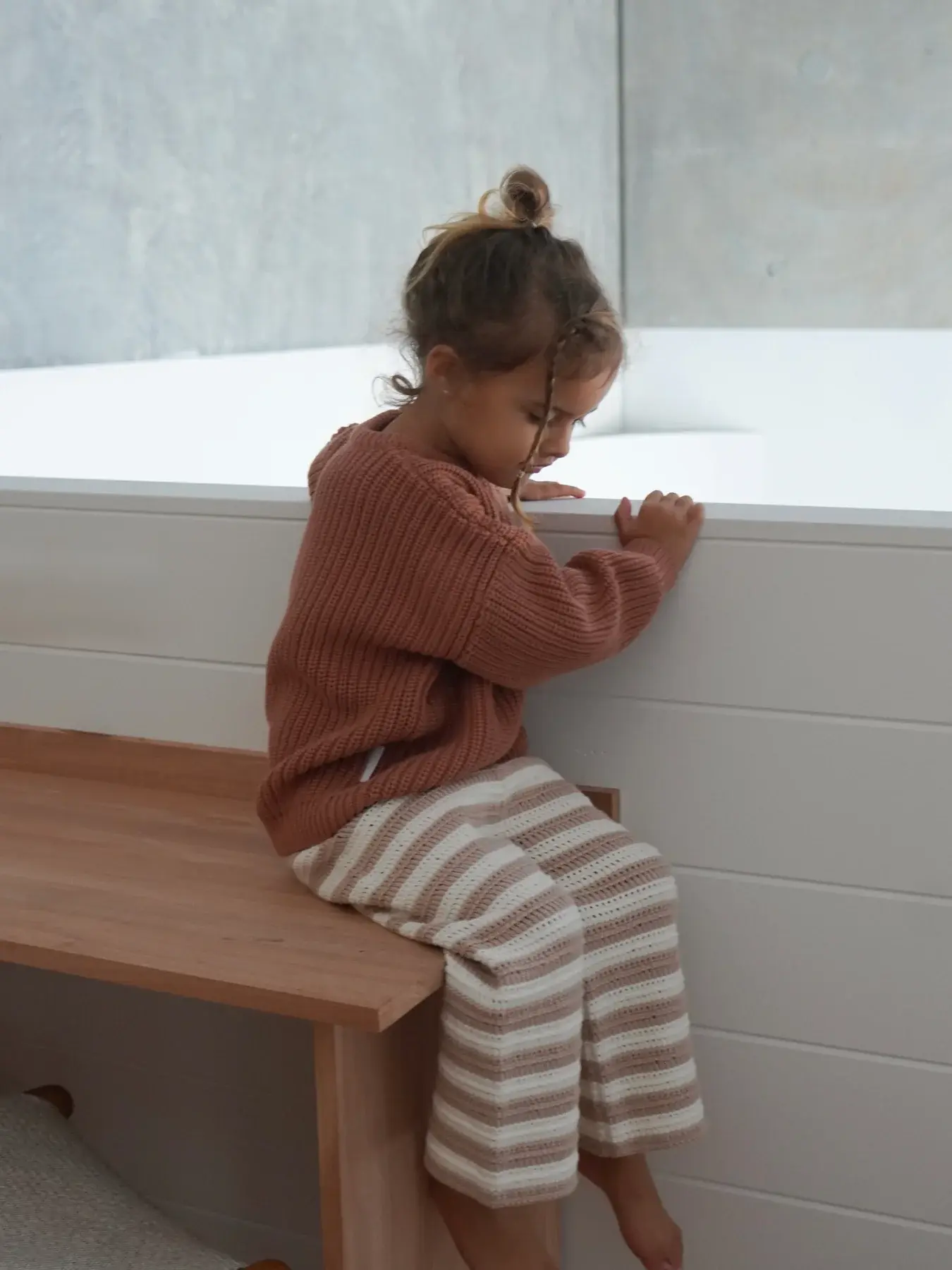 Ziggy Lou Ziggy Lou Jumper Super Chunky Terracotta