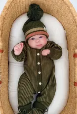 Ziggy Lou Ziggy Lou Classic Knit Romper Pesto