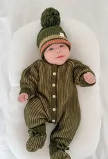 Ziggy Lou Ziggy Lou Classic Knit Romper Pesto