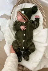 Ziggy Lou Ziggy Lou Classic Knit Romper Pesto