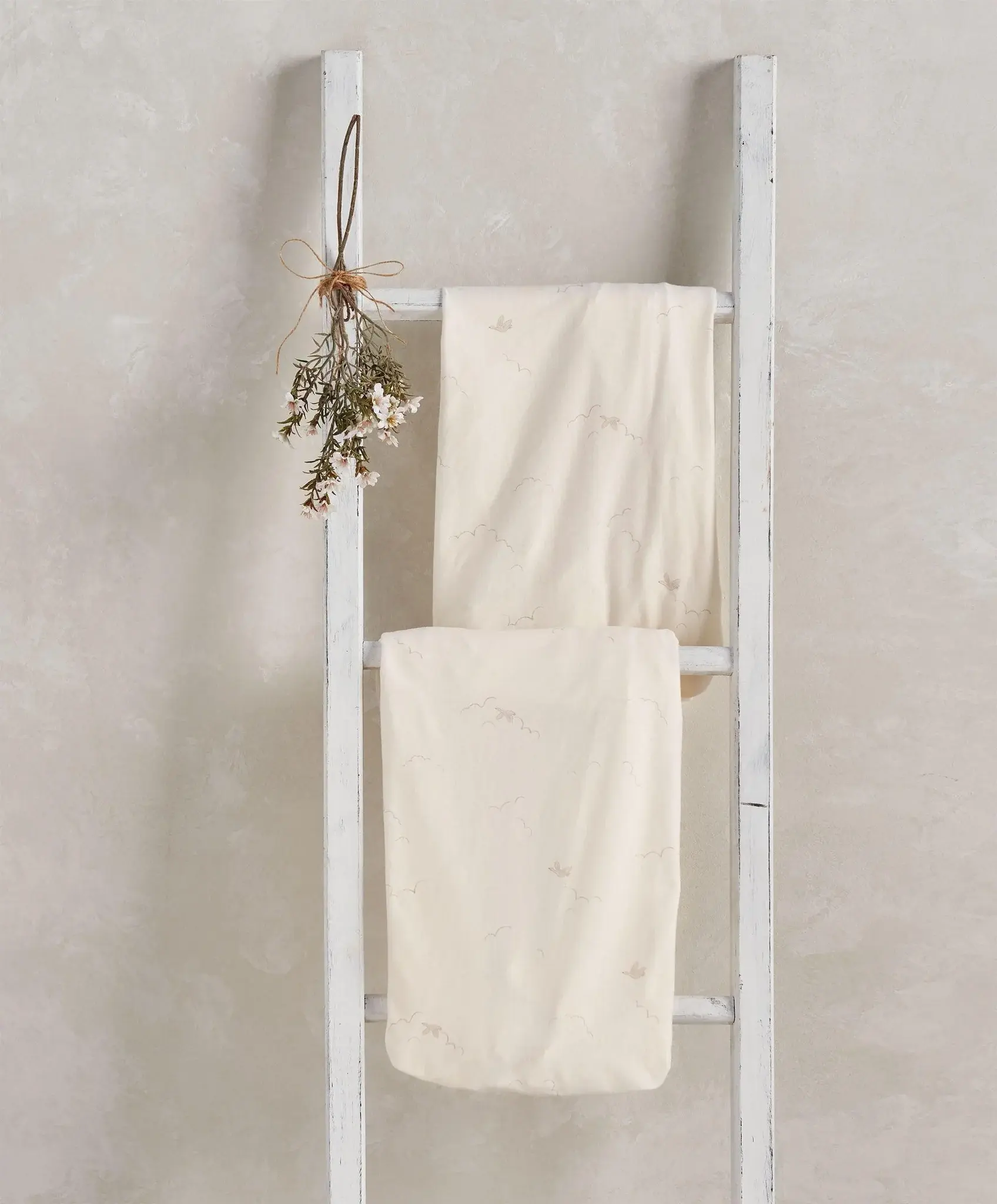 Mamas and Papas Mamas & Papas Cotbed Fitted Sheets (2 pack) Duckling - Cream