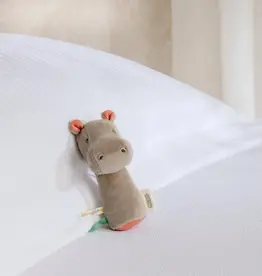 Mamas & Papas Mini Rattle - Henry Hippo