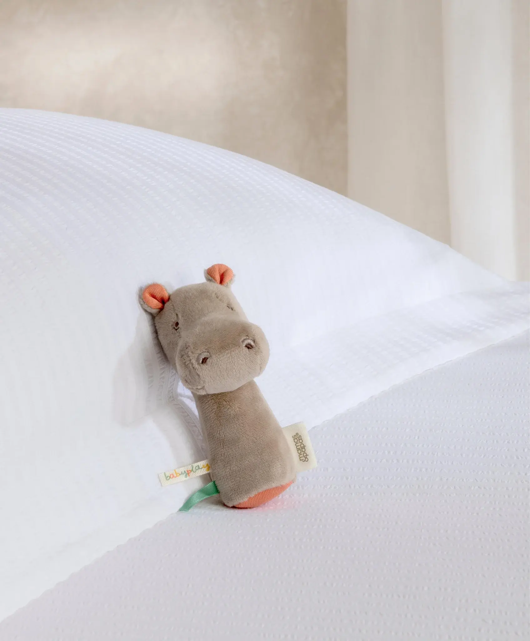Mamas & Papas Mini Rattle - Henry Hippo