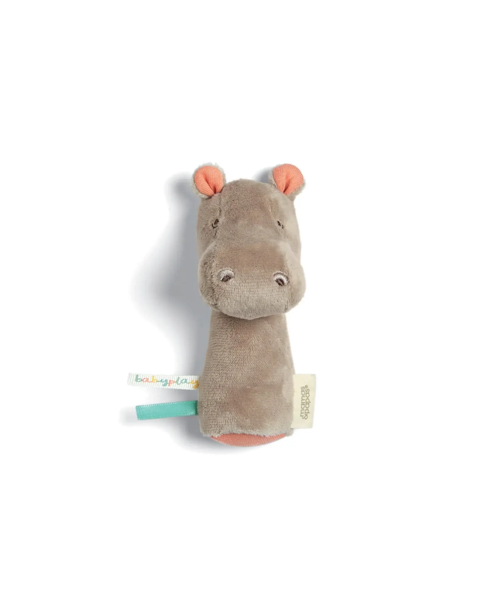 Mamas & Papas Mini Rattle - Henry Hippo