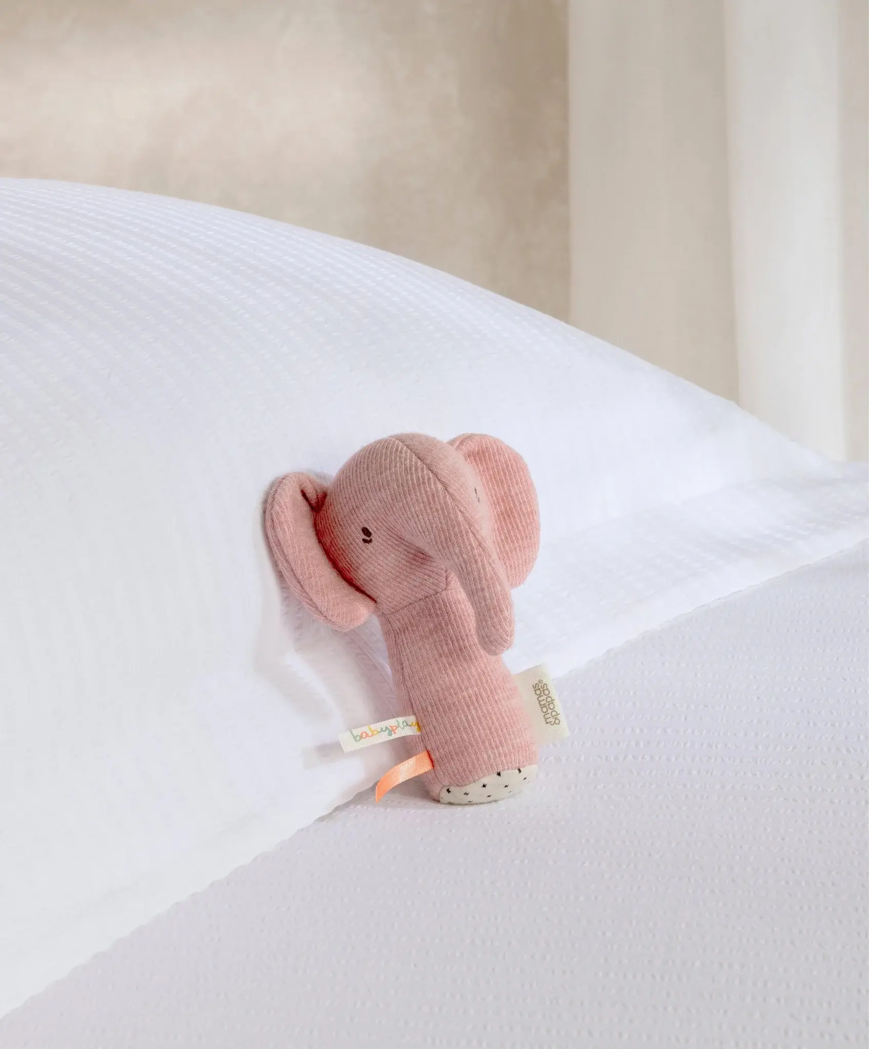 Mamas and Papas Mamas & Papas Mini Rattle - Edie Elephant