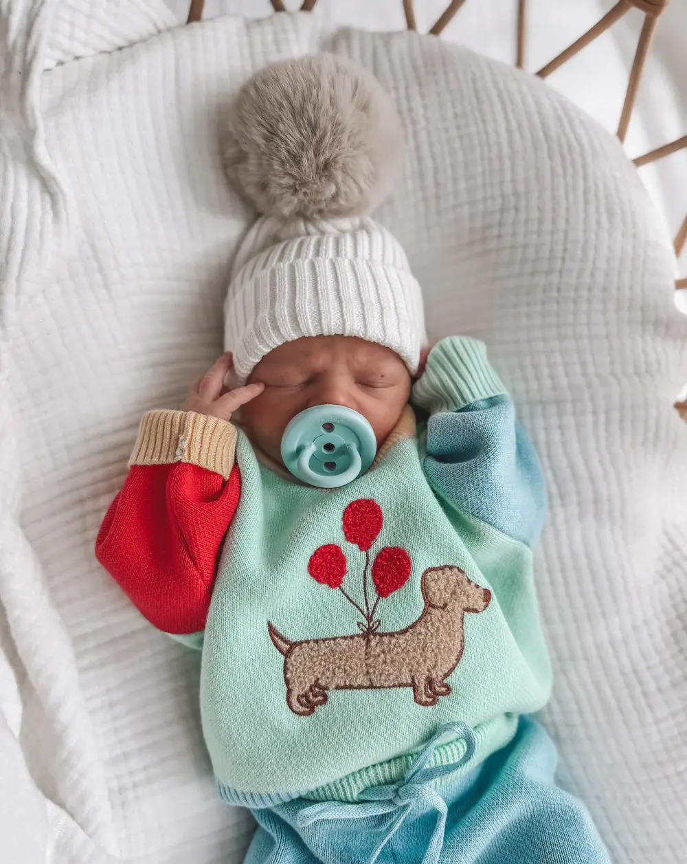 Indigo Dreams Indigo Dreams Party Pup Boucle Jumper (Retro)