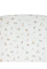 Living Textiles Living Textiles 1-pack Port-a-cot Fitted Sheet - Australiana