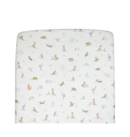 Living Textiles Living Textiles 1-pack Port-a-cot Fitted Sheet - Australiana