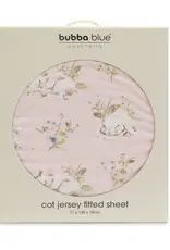 Bubba Blue Bubba Blue Sleeping Bunny Jersey Cot Fitted Sheet