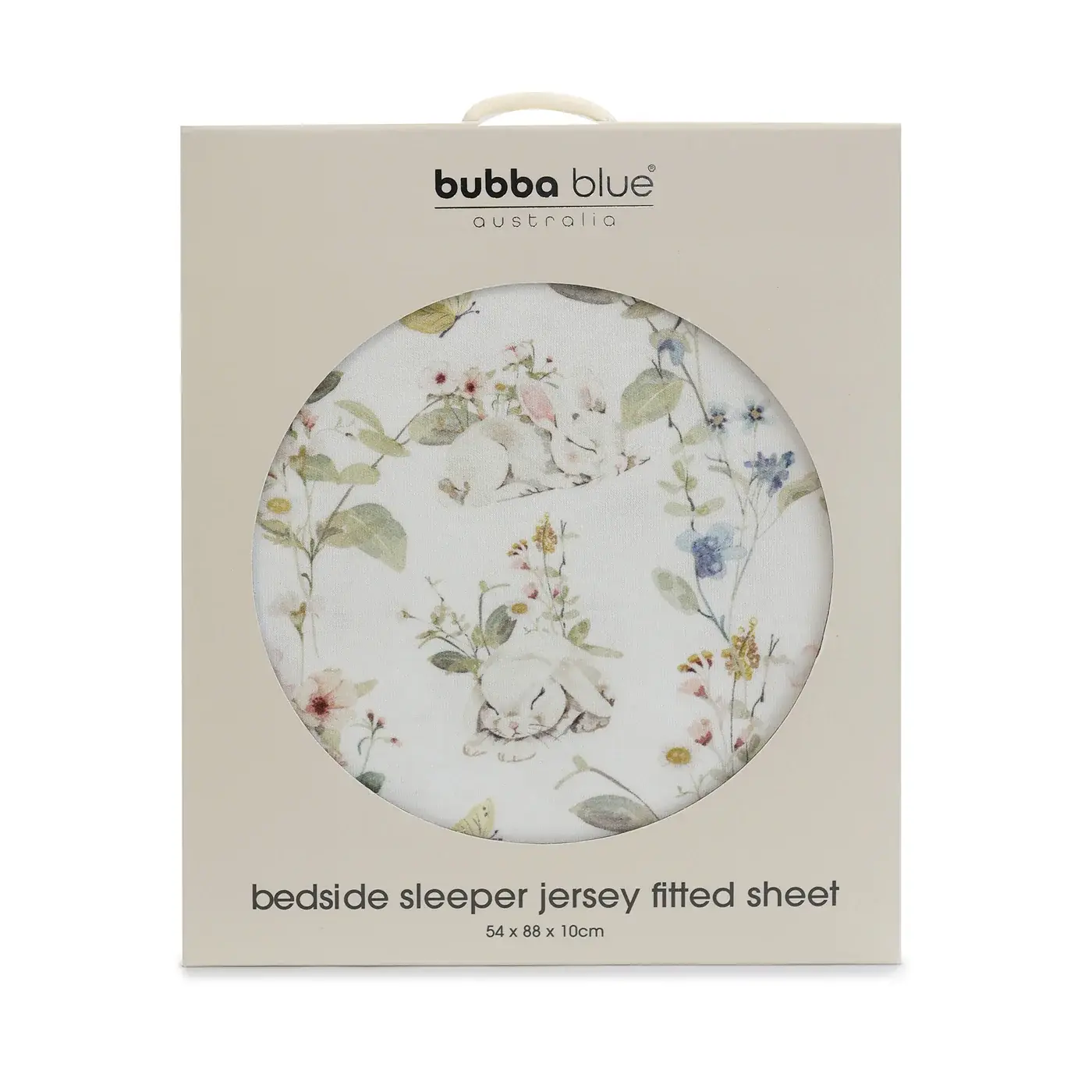 Bubba Blue Bubba Blue Sleeping Bunny Jersey Bedside Sleeper Fitted Sheet