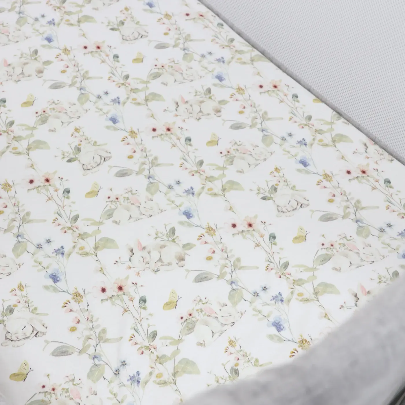 Bubba Blue Bubba Blue Sleeping Bunny Jersey Bedside Sleeper Fitted Sheet