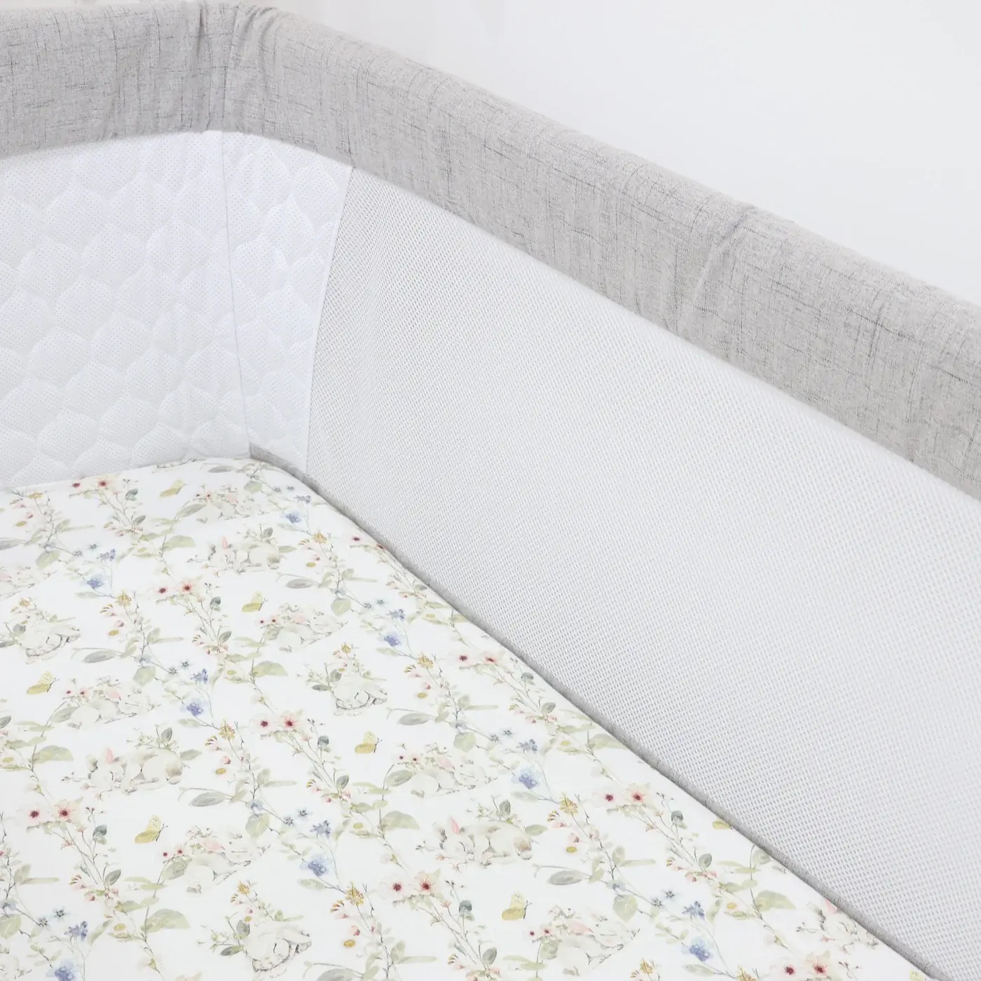 Bubba Blue Bubba Blue Sleeping Bunny Jersey Bedside Sleeper Fitted Sheet