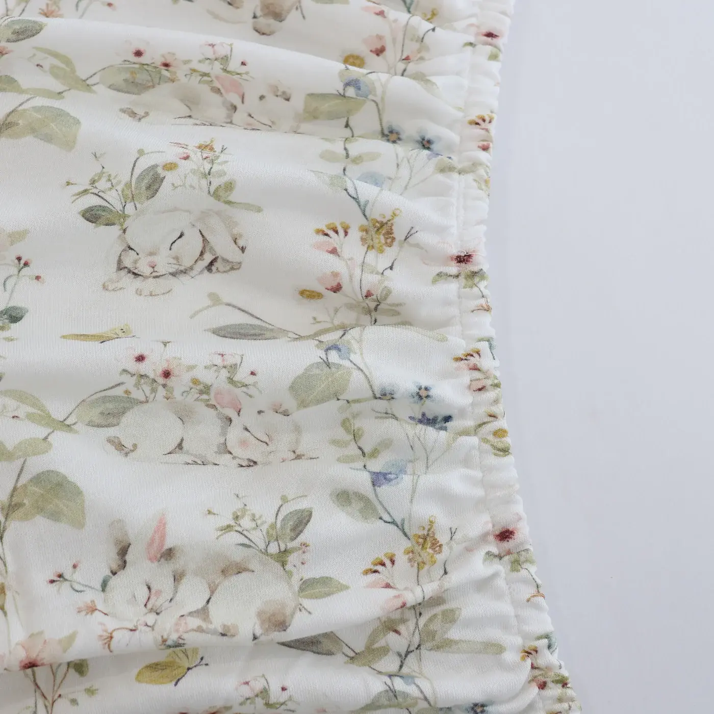 Bubba Blue Bubba Blue Sleeping Bunny Jersey Bedside Sleeper Fitted Sheet