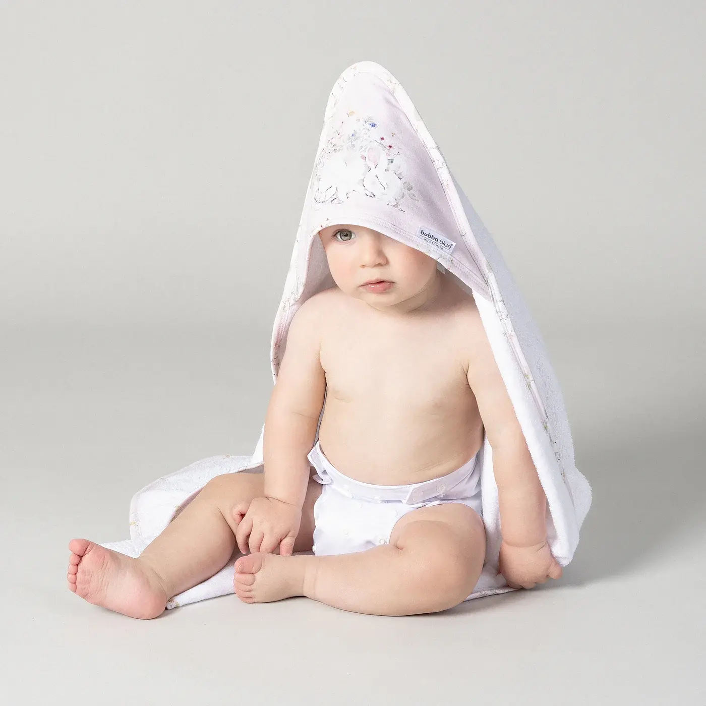 Bubba Blue Bubba Blue Sleeping Bunny Hooded Towel