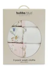 Bubba Blue Bubba Blue Sleeping Bunny 3PK Face Washers
