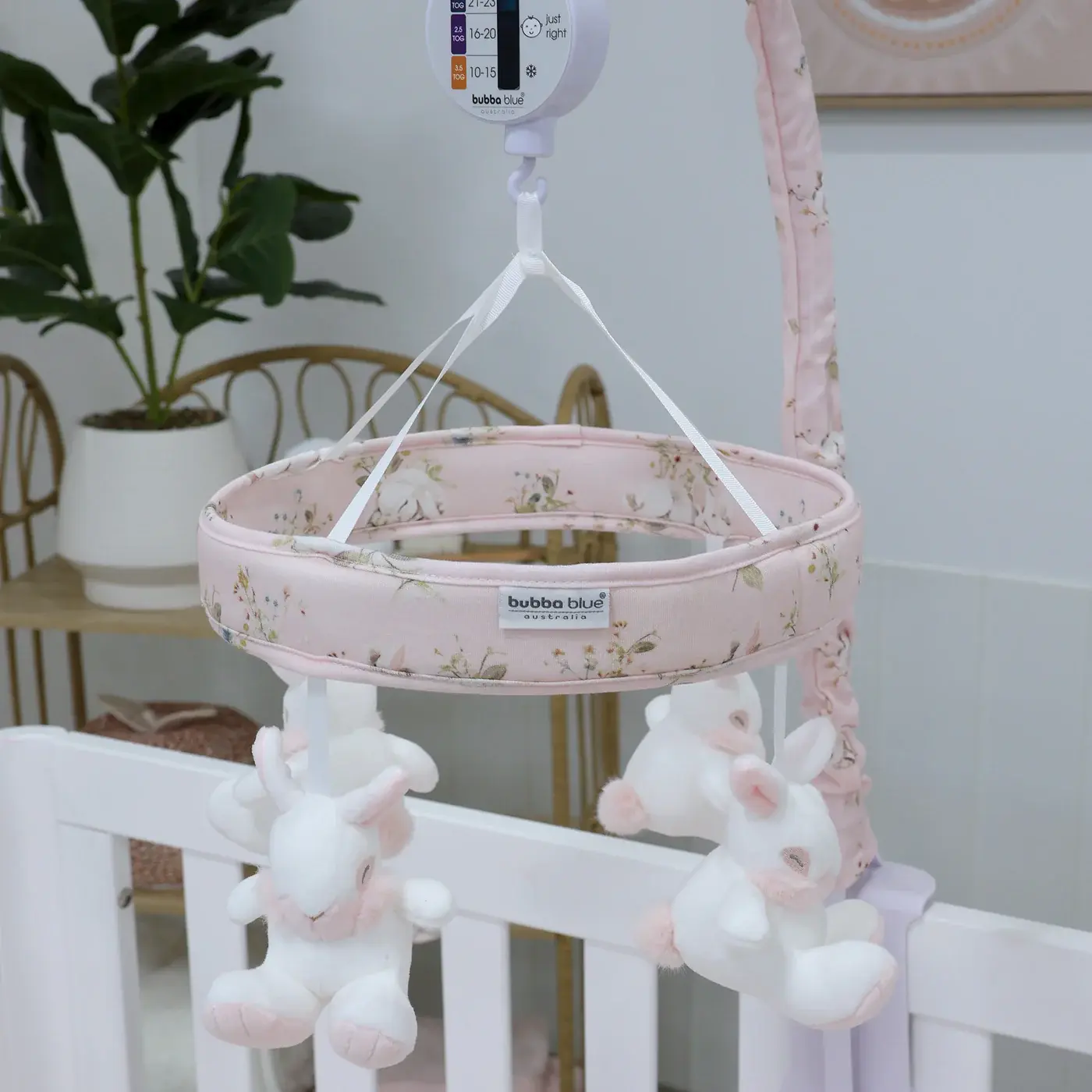 Bubba Blue Bubba Blue Sleeping Bunny Musical Mobile
