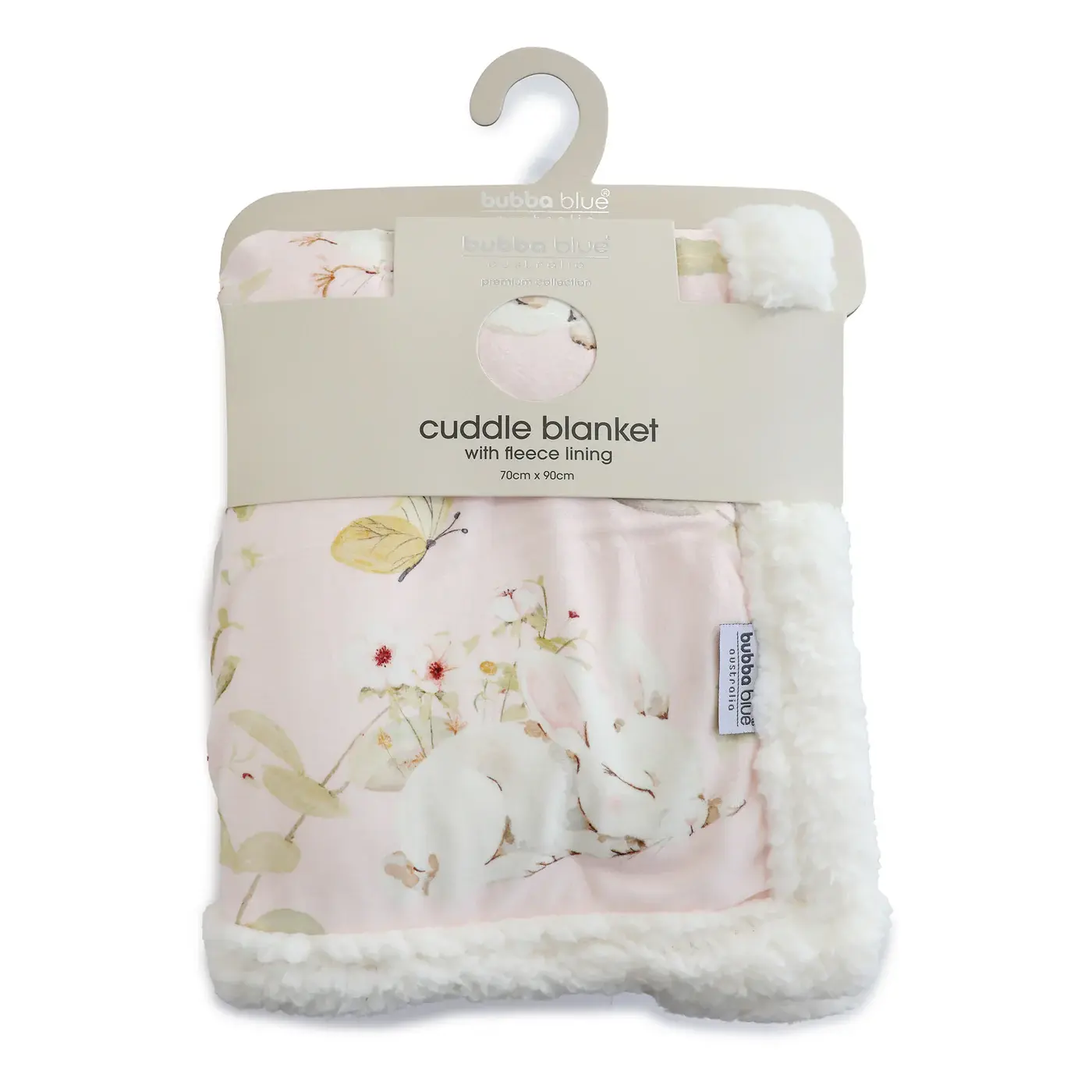 Bubba Blue Bubba Blue Sleeping Bunny Cuddle Blanket