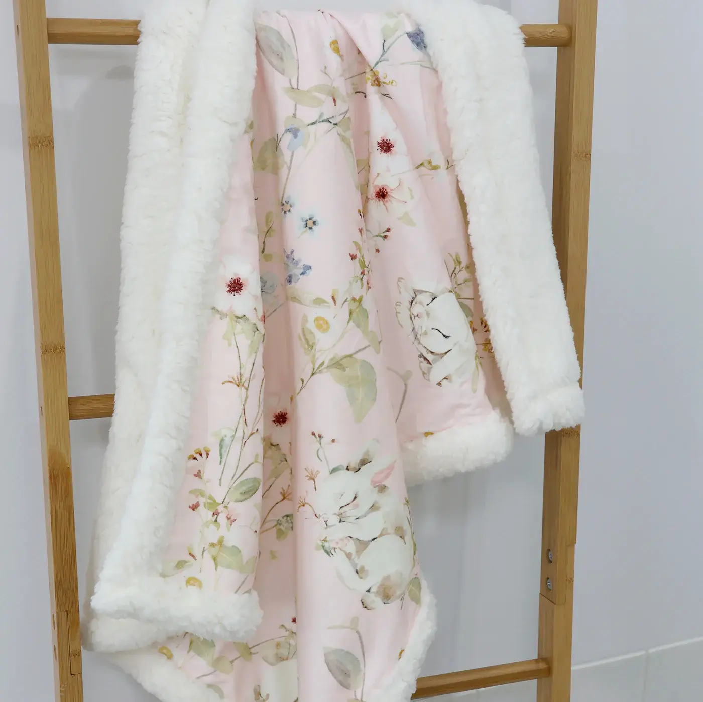 Bubba Blue Bubba Blue Sleeping Bunny Cuddle Blanket