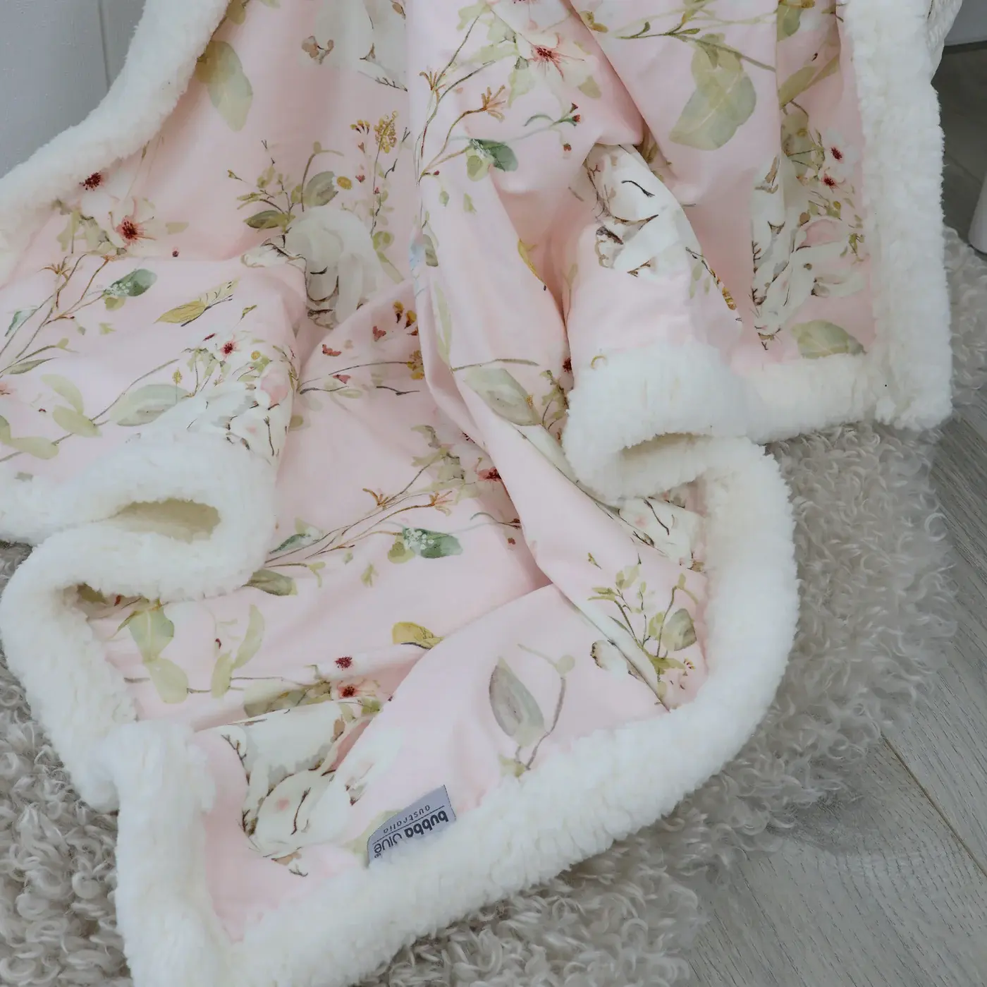 Bubba Blue Bubba Blue Sleeping Bunny Cuddle Blanket