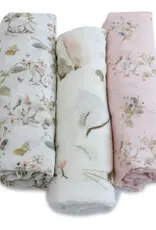 Bubba Blue Bubba Blue Sleeping Bunny 3PK Muslin Wraps