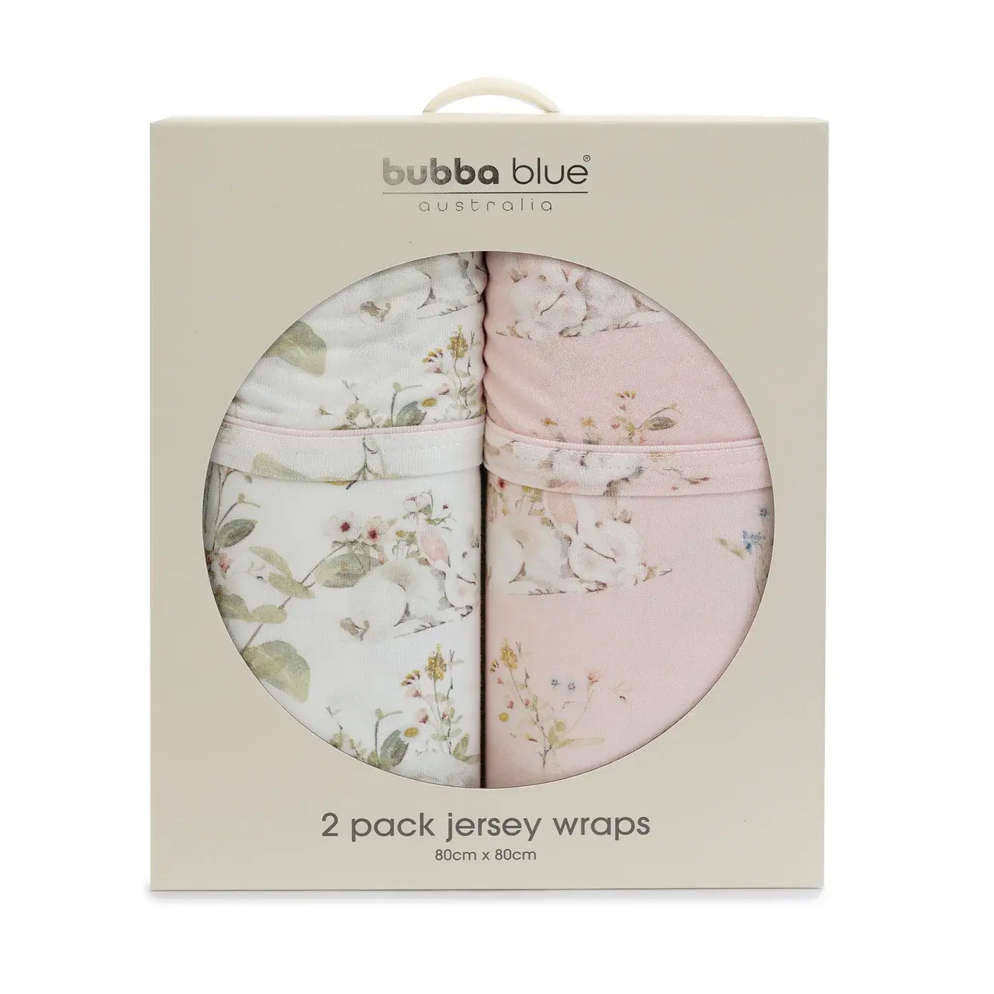 Bubba Blue Bubba Blue Sleeping Bunny 2PK Jersey Wraps