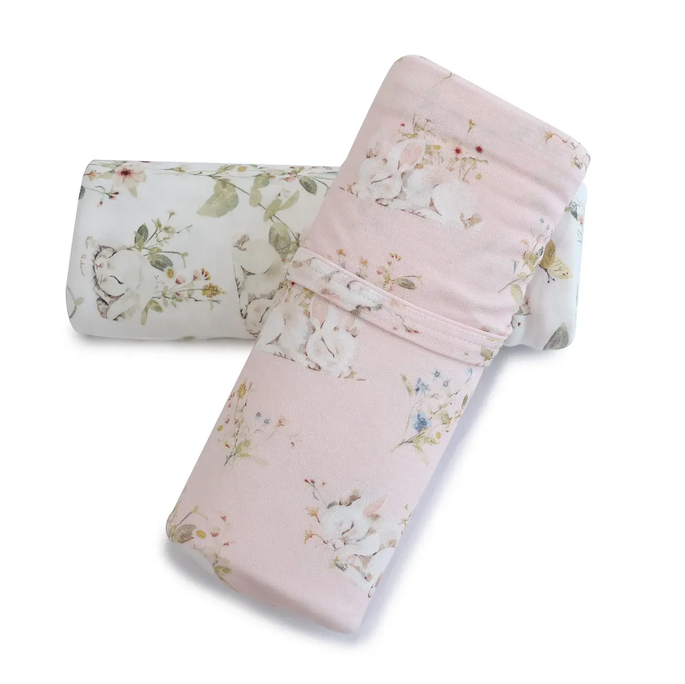Bubba Blue Bubba Blue Sleeping Bunny 2PK Jersey Wraps