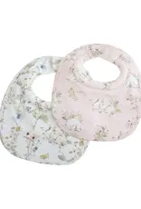 Bubba Blue Bubba Blue Sleeping Bunny 2PK Dribble Bibs