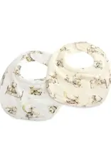 Bubba Blue Bubba Blue Elephant Bedtime 2PK Dribble Bibs