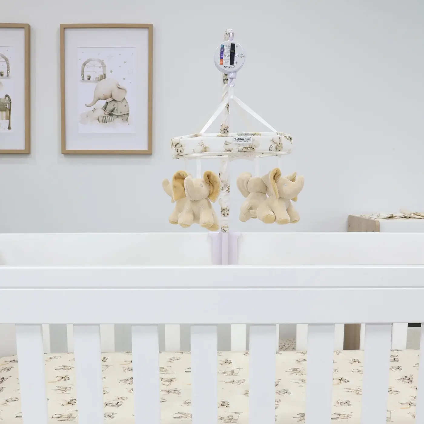 Bubba Blue Bubba Blue Elephant Bedtime Musical Mobile