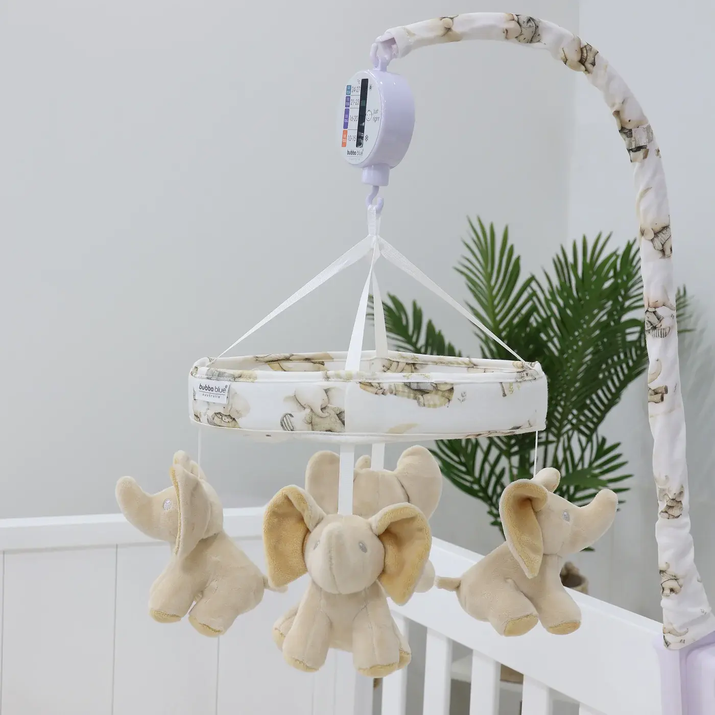 Bubba Blue Bubba Blue Elephant Bedtime Musical Mobile
