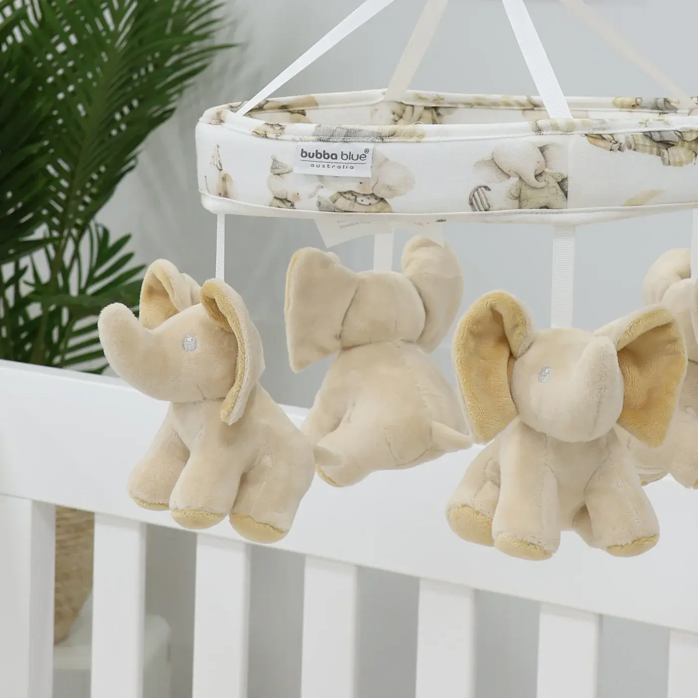 Bubba Blue Bubba Blue Elephant Bedtime Musical Mobile