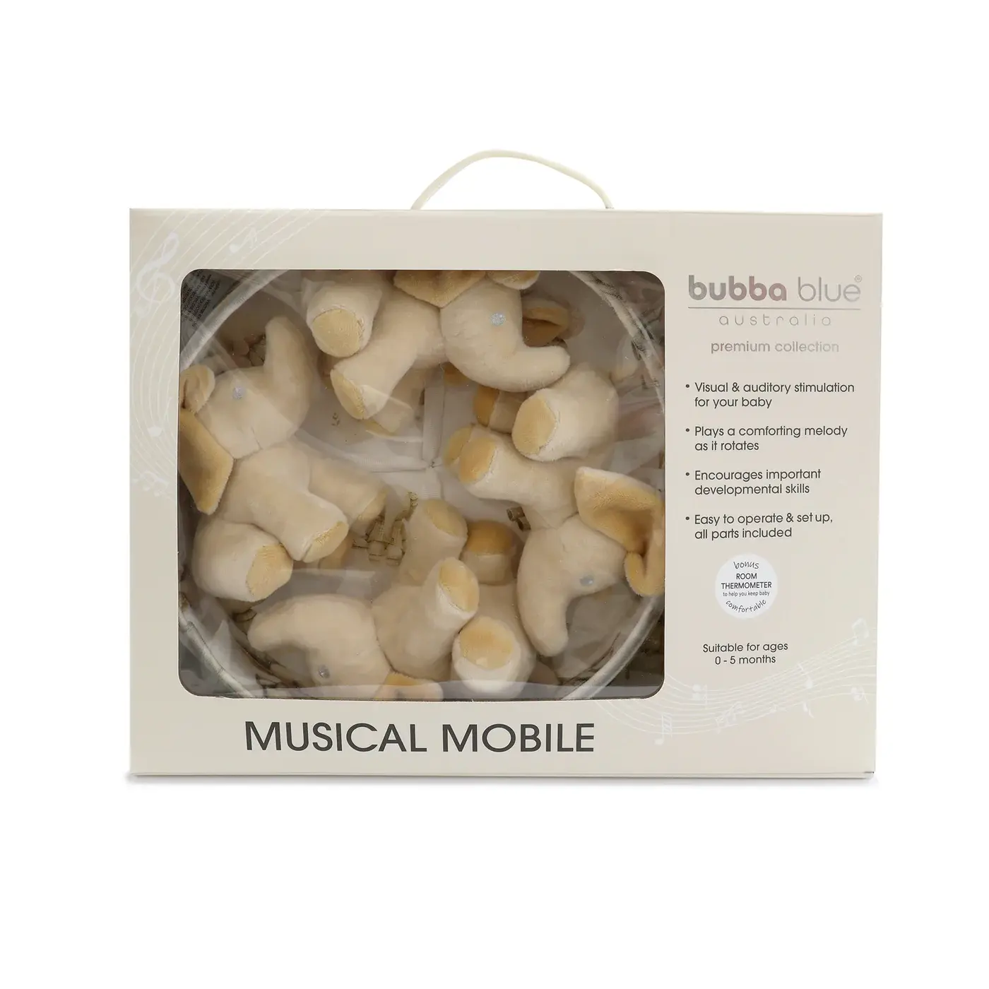 Bubba Blue Bubba Blue Elephant Bedtime Musical Mobile