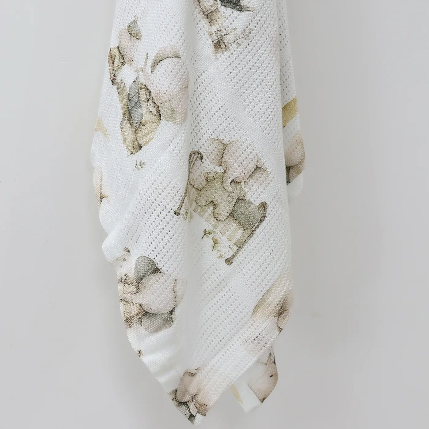 Bubba Blue Bubba Blue Elephant Bedtime Cellular Blanket