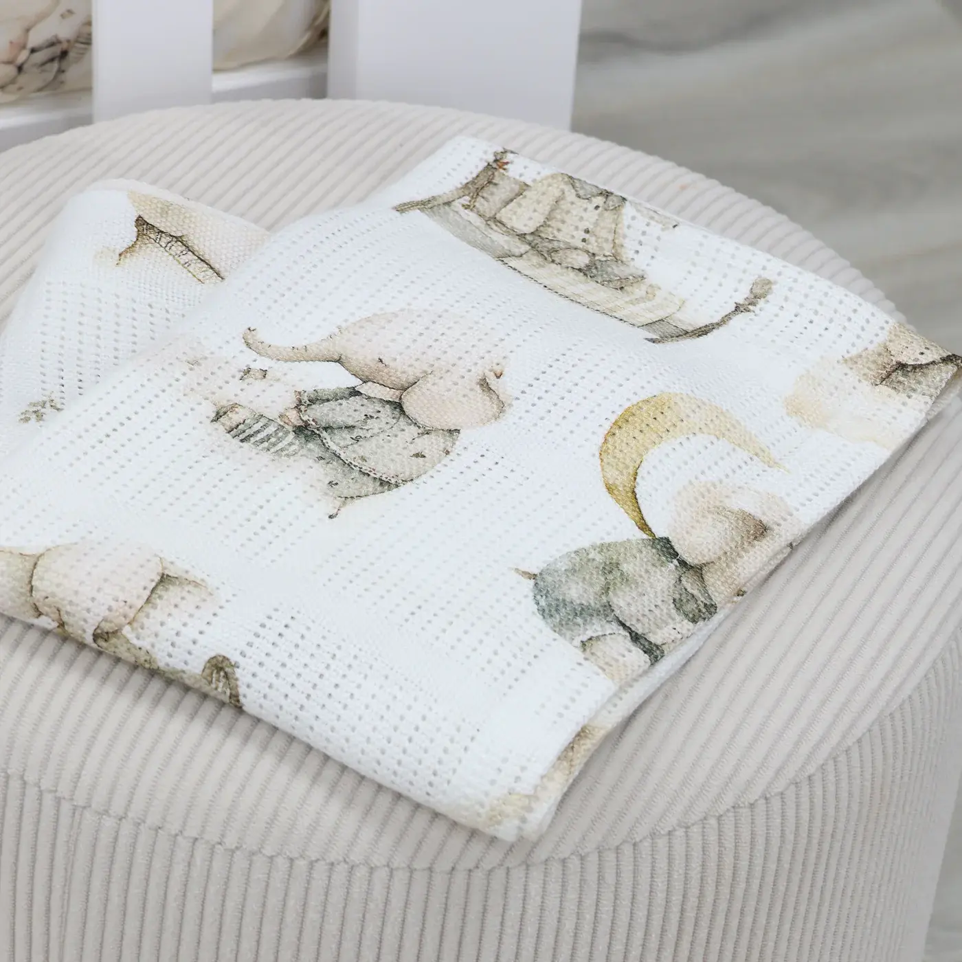 Bubba Blue Bubba Blue Elephant Bedtime Cellular Blanket